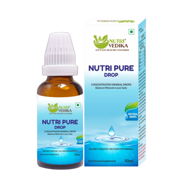 Alkaline water drop nutri pure drop