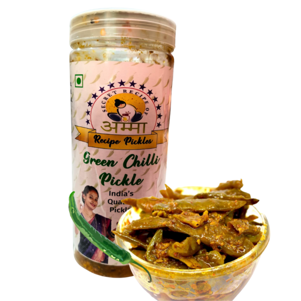 AMMA, GREEN CHILLI PICKLE